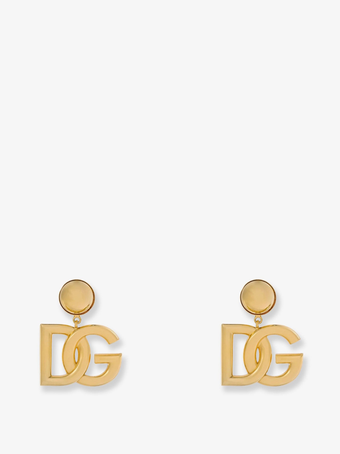DOLCE & GABBANA DG brass earrings
