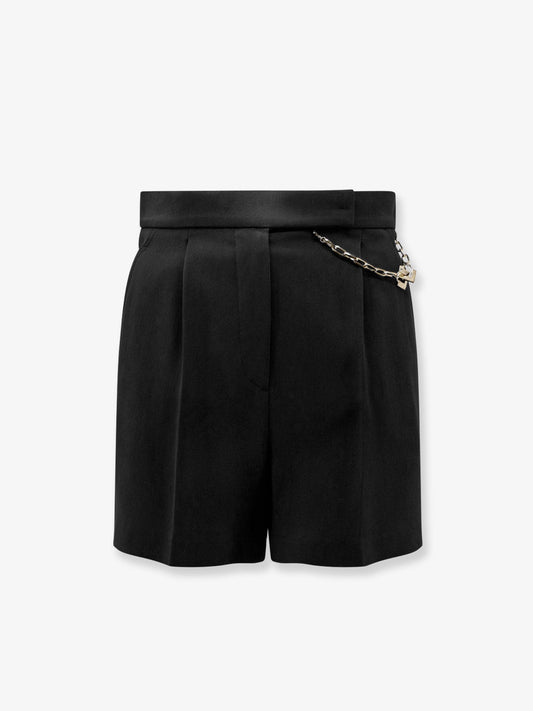 ELISABETTA FRANCHI Stretch viscose shorts