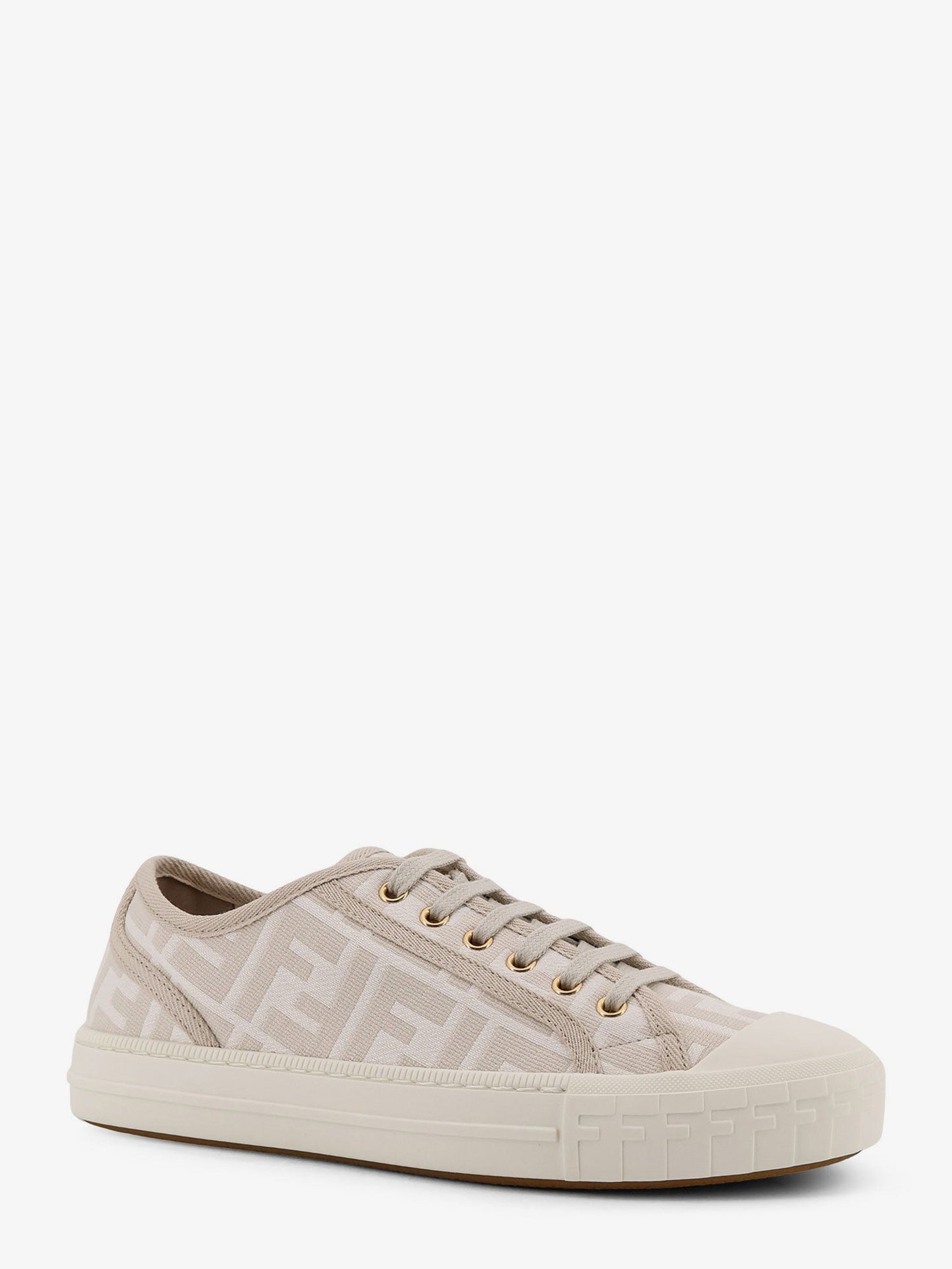 FENDI Domino FF Jacquard fabric sneakers