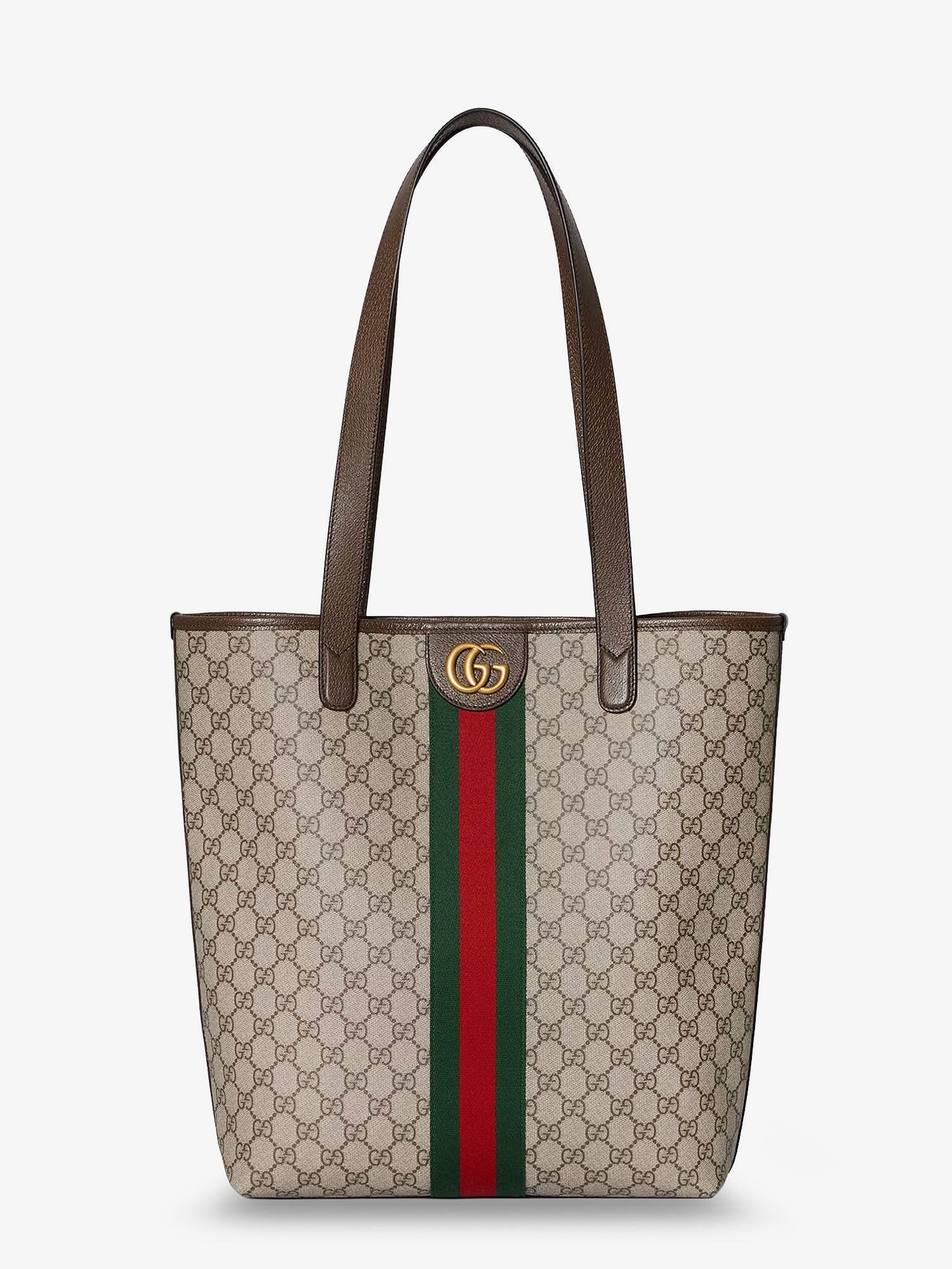 GUCCI GG Monogram fabric Ophidia shopping bag