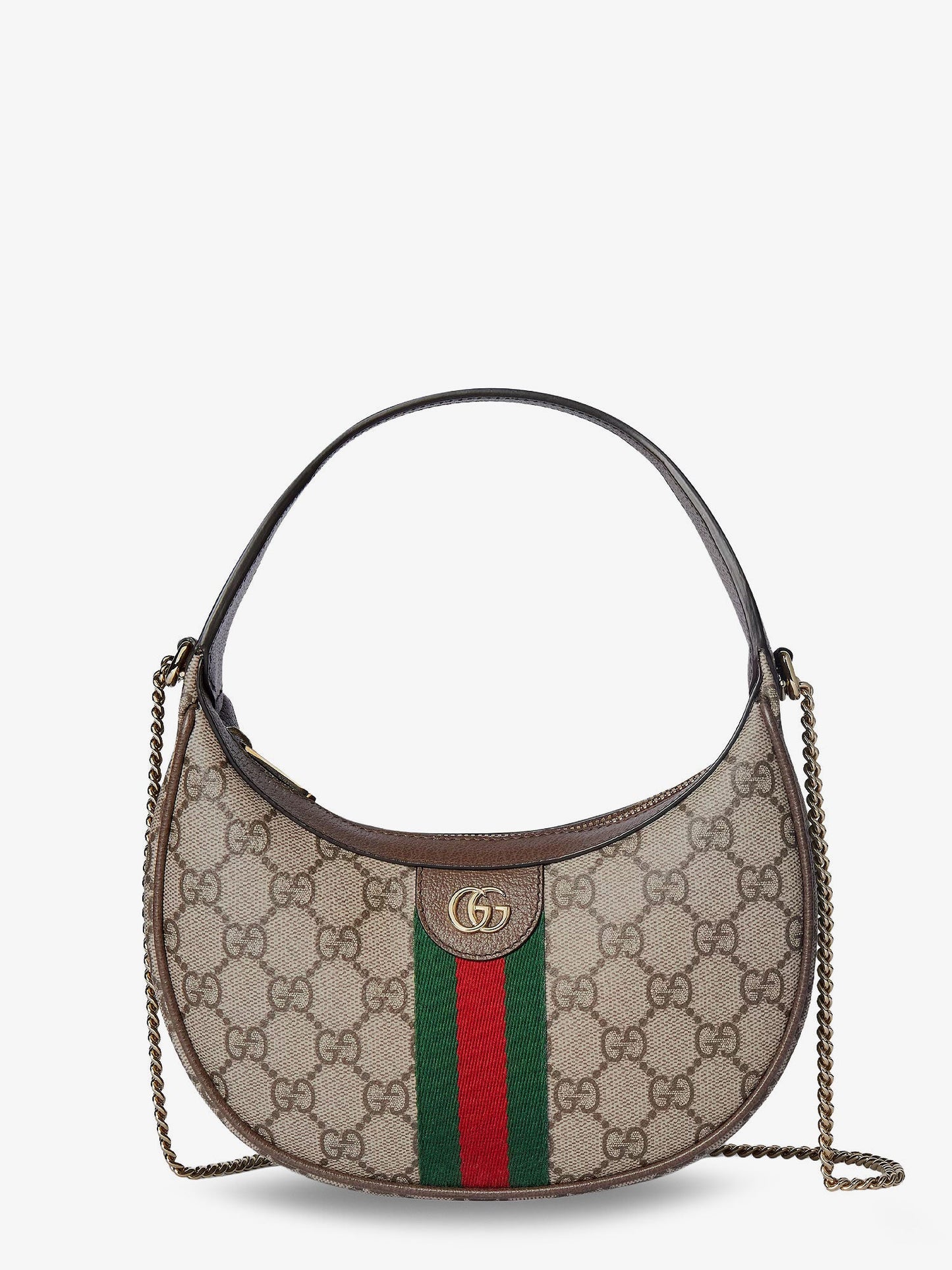 GUCCI Ophidia GG Fabric and leather shoulder bag