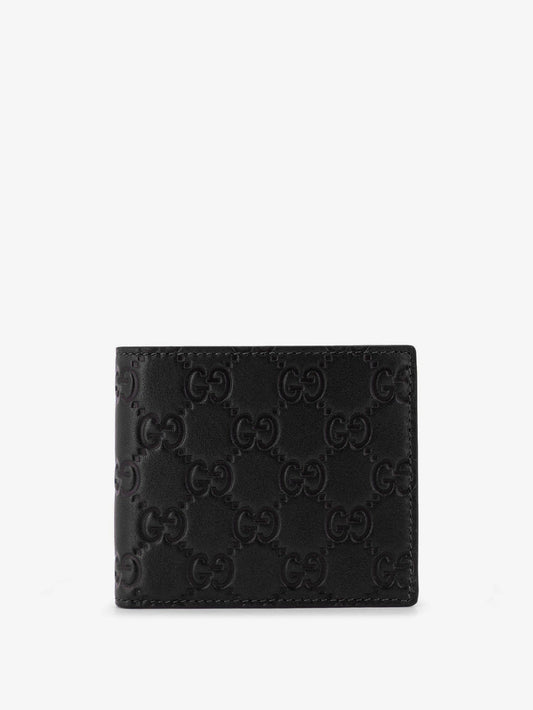 GUCCI GG Emblem leather wallet with embossed GG logo