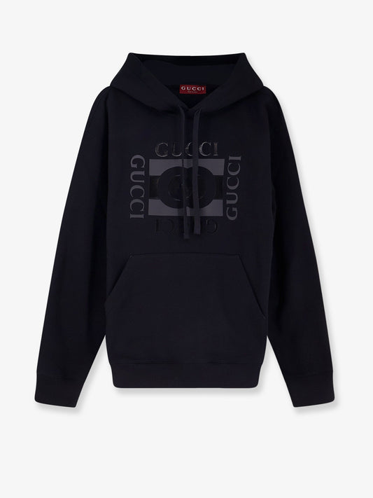 GUCCI Cotton sweatshirt with GG Incrocio print