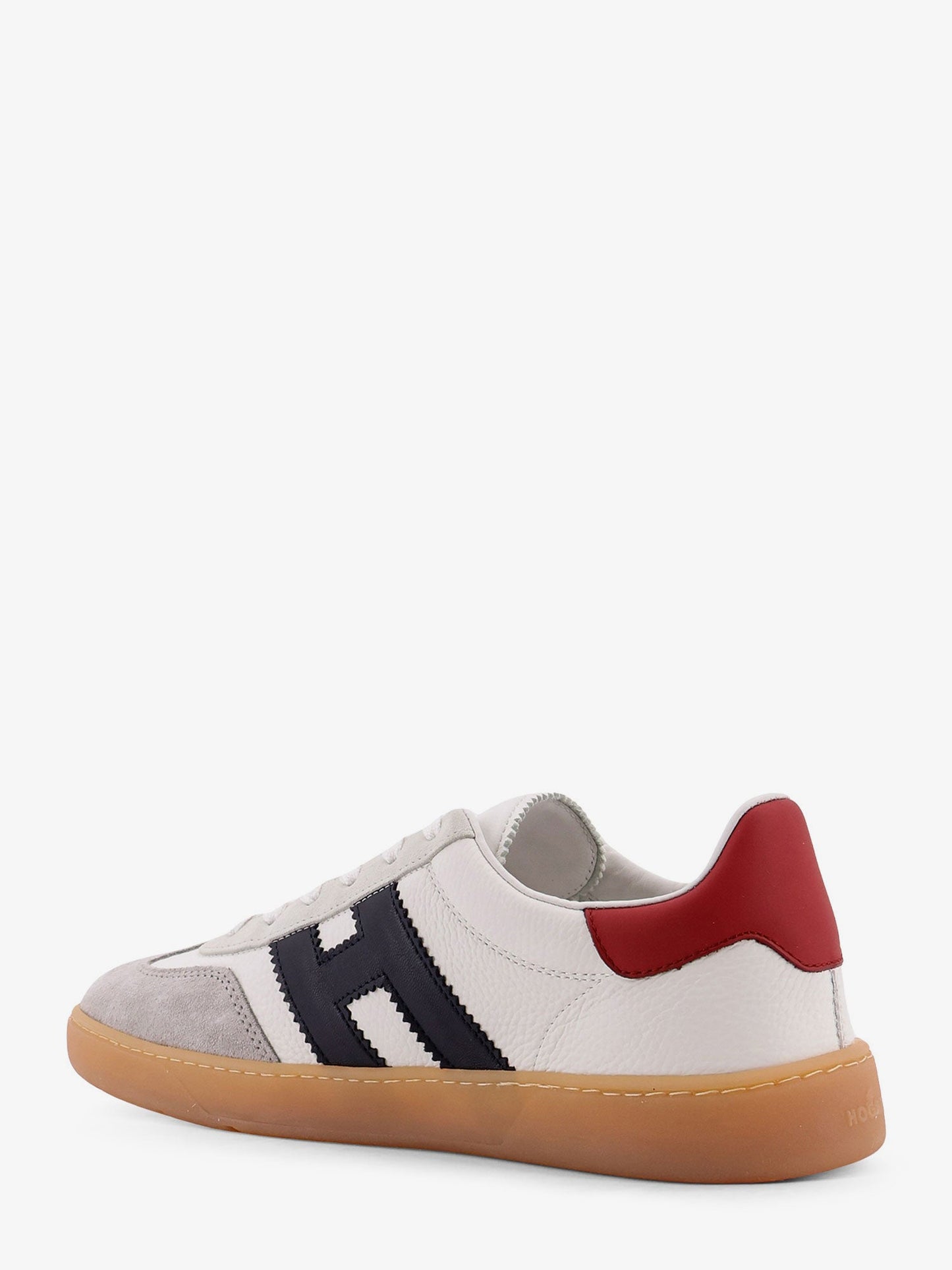 HOGAN Leather sneakers with suede inserts