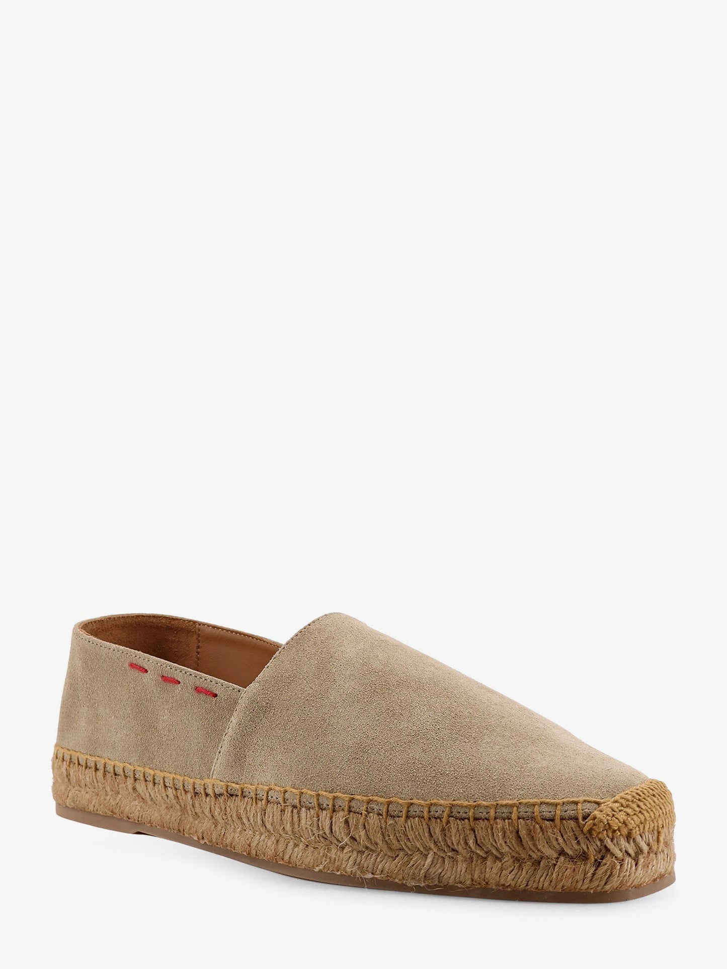 KITON CIRO PAONE Suede espadrillas with iconic stitching