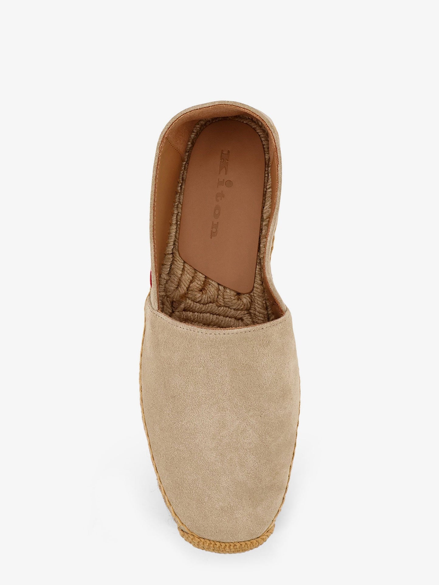 KITON CIRO PAONE Suede espadrillas with iconic stitching