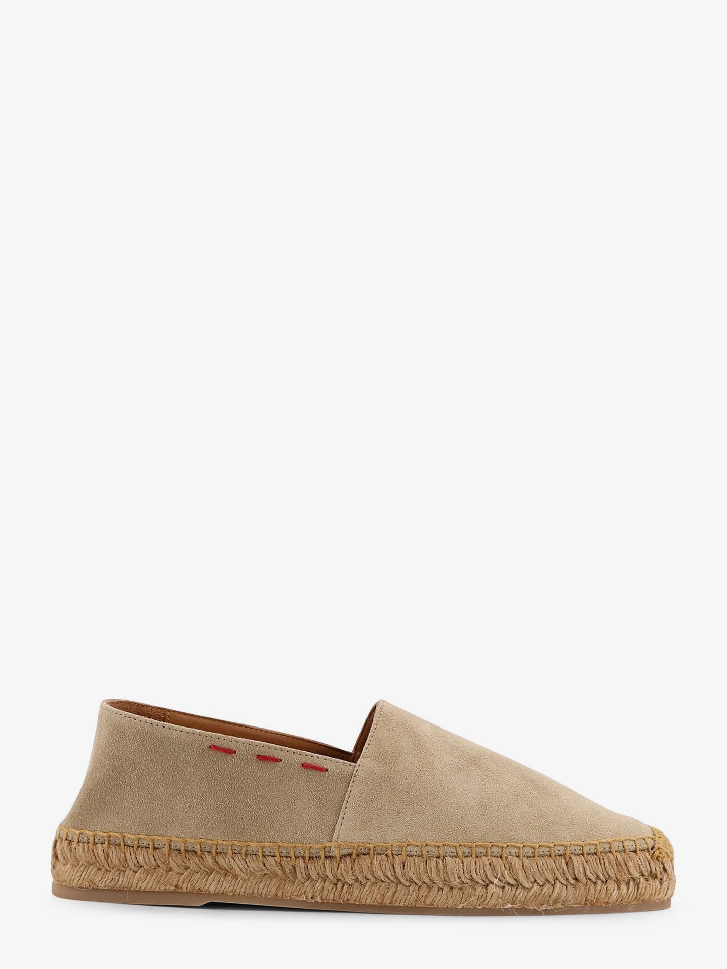 KITON CIRO PAONE Suede espadrillas with iconic stitching