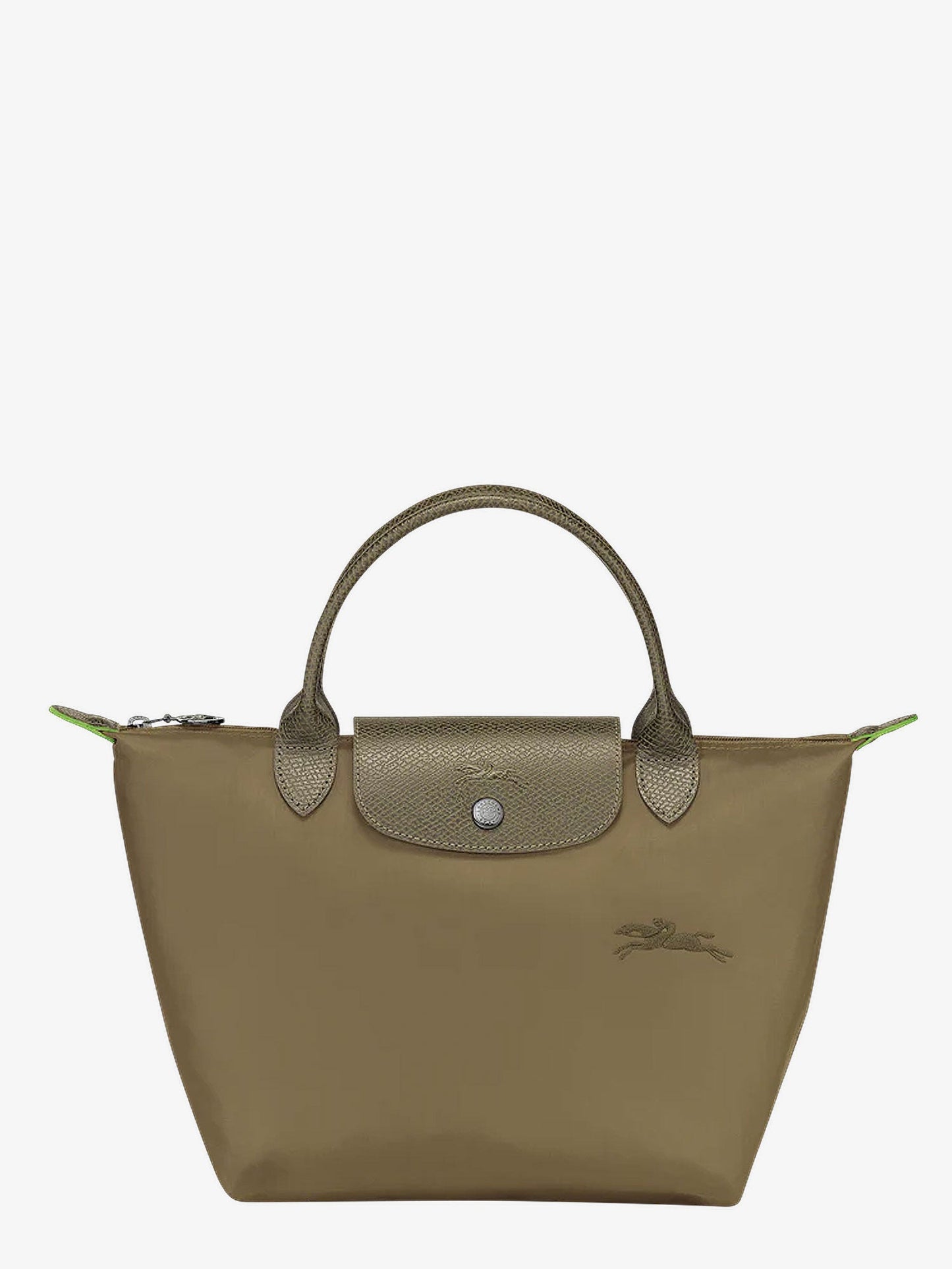 LONGCHAMP PARIS Le Pliage Green nylon handbag