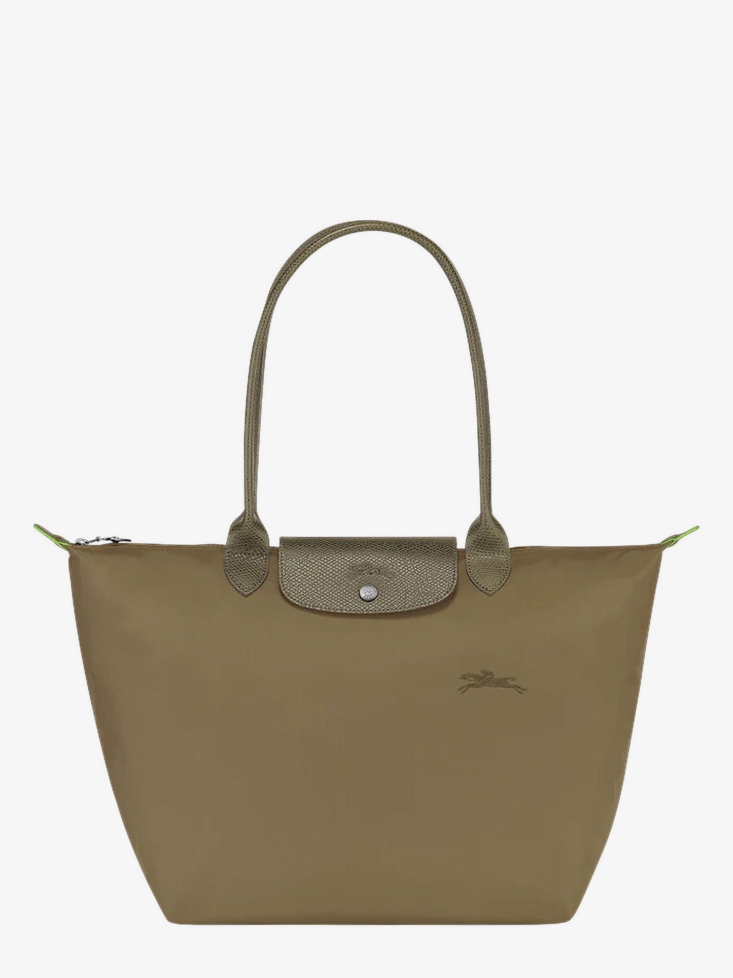 LONGCHAMP PARIS Le Pliage Green L nylon shoulder bag