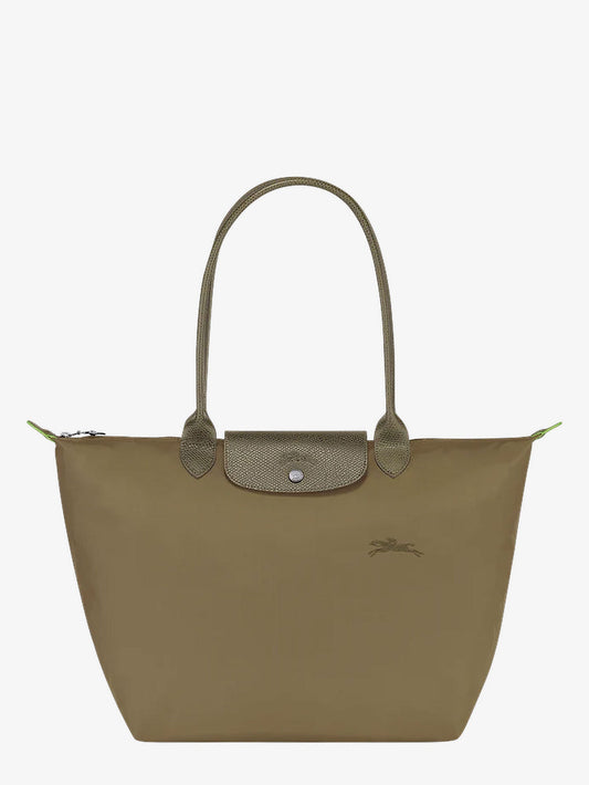 LONGCHAMP PARIS Le Pliage Green L nylon shoulder bag