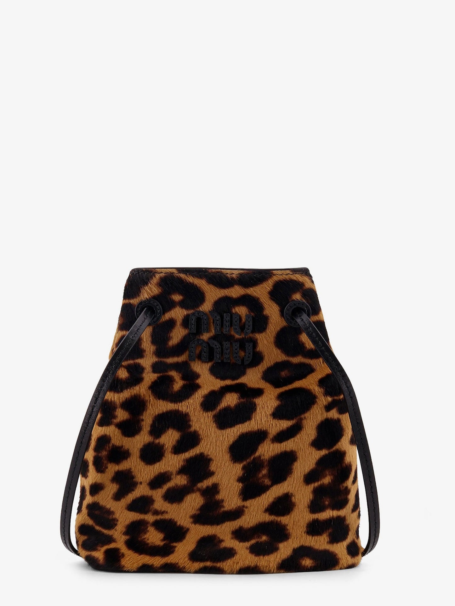 MIU MIU Animal print leather crossbody bag