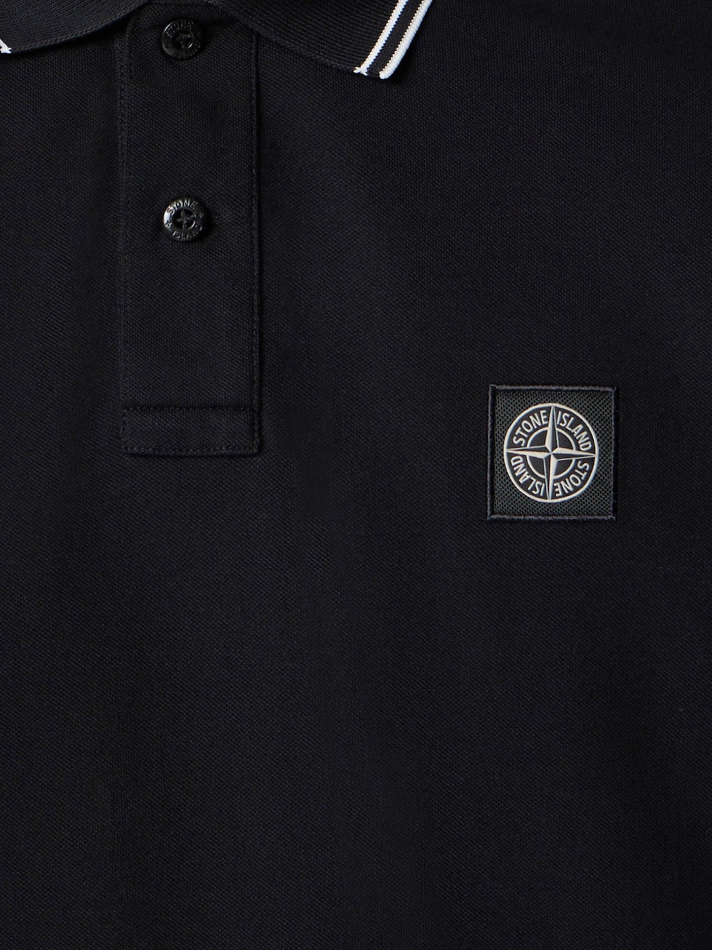 STONE ISLAND Organic cotton polo shirt