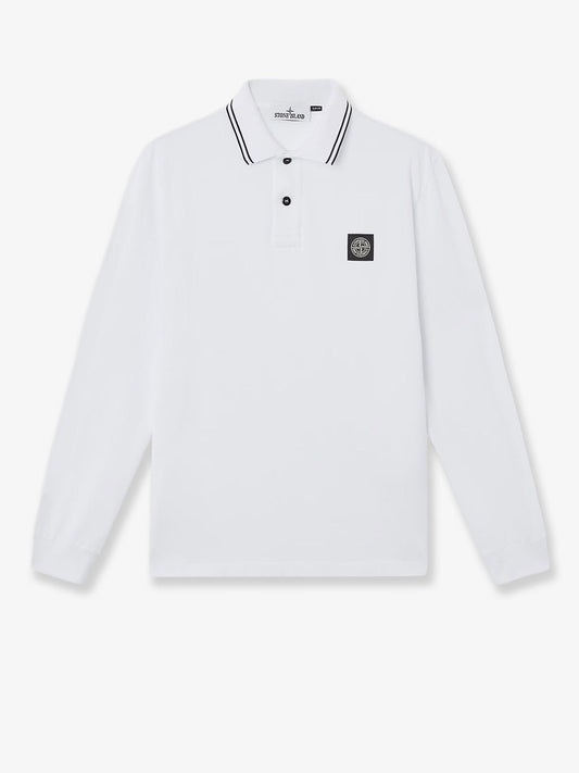 STONE ISLAND Organic cotton polo shirt