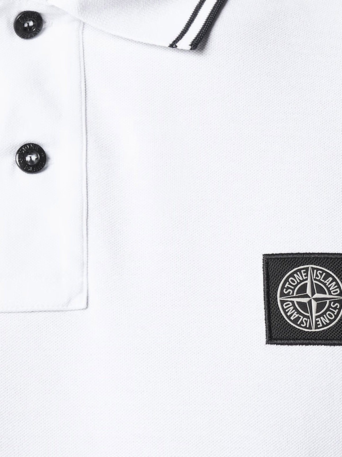 STONE ISLAND Organic cotton polo shirt