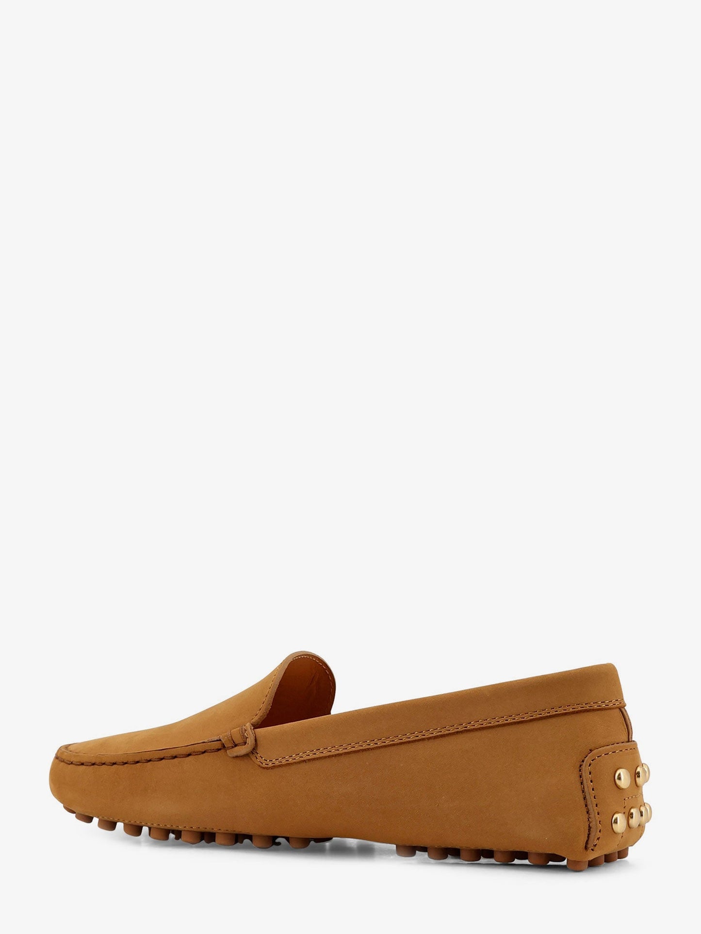 TOD'S Suede loafers with engraved logo on the front
