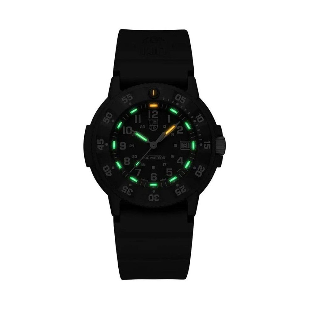 Luminox Black Rubber Sport Watch
