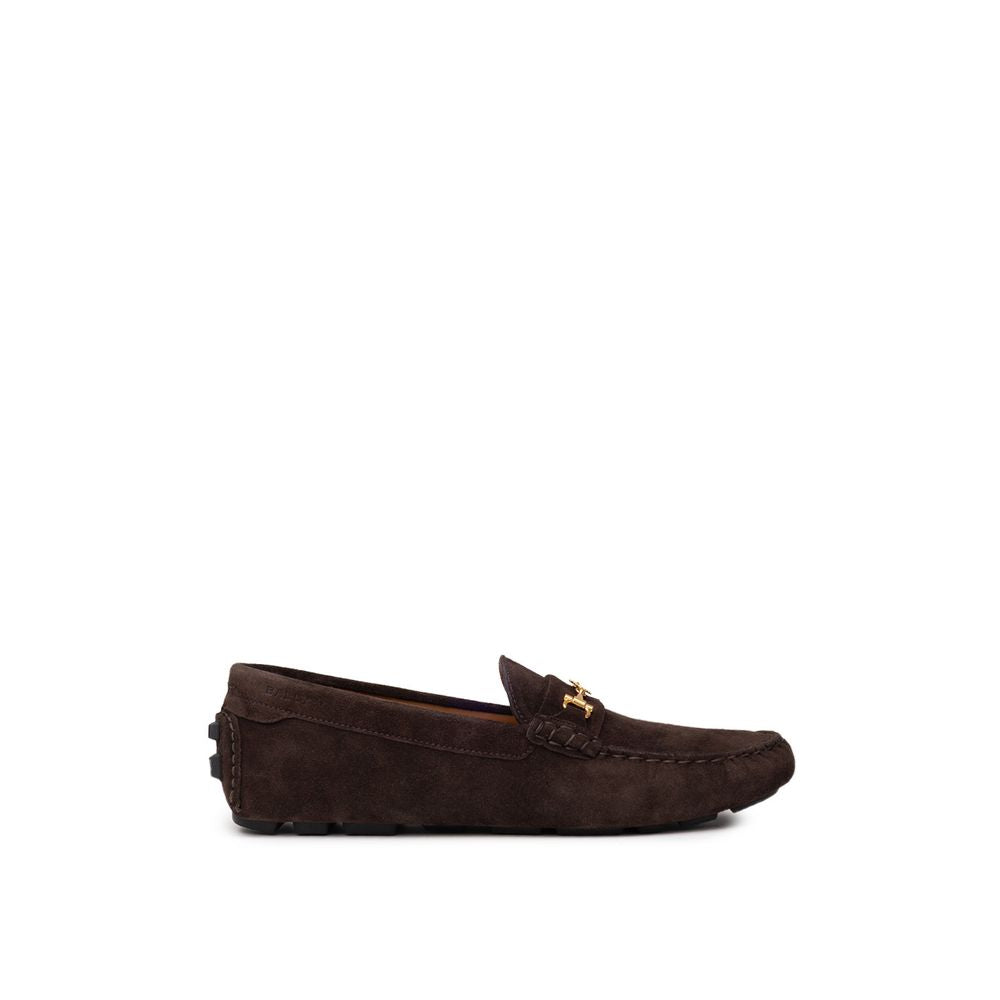 Bally Brown Leather Moccassin