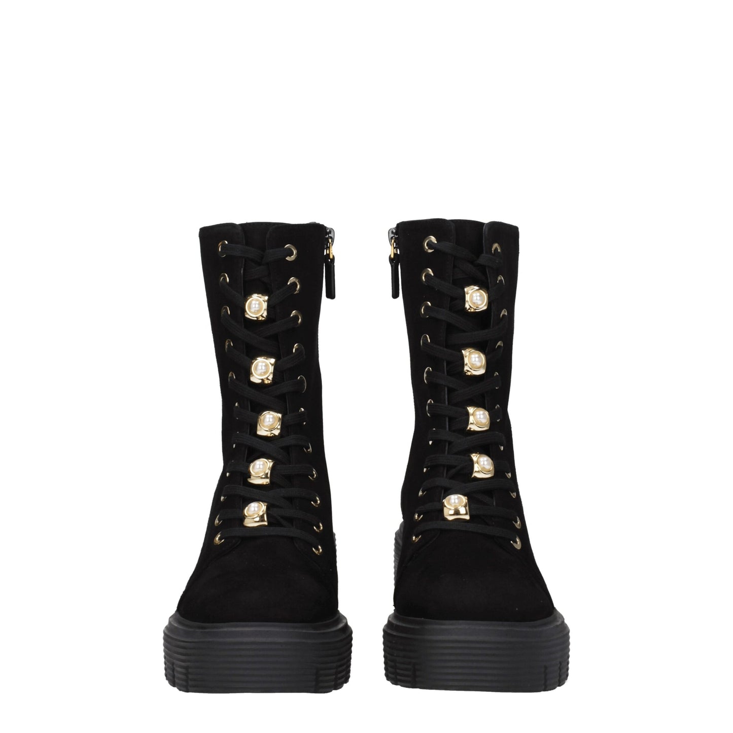 Stuart Weitzman Black Leather Ankle Boots