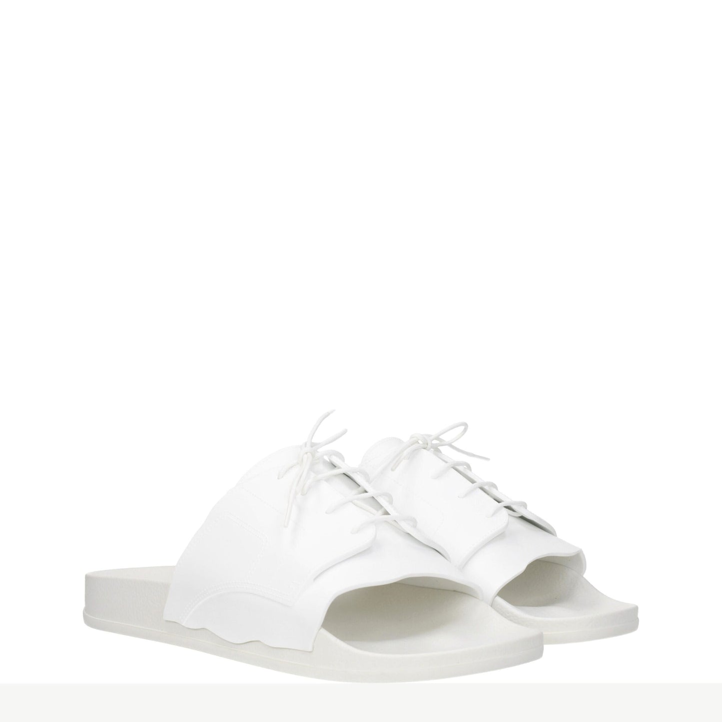 Maison Margiela White Cotton Slippers