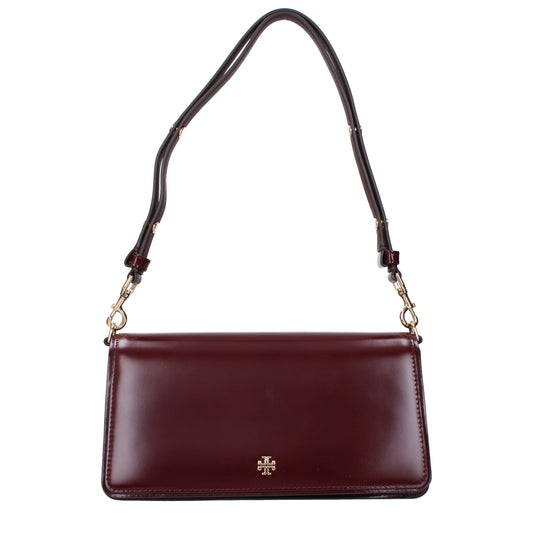 Tory Burch Red Leather Shoulder Bag
