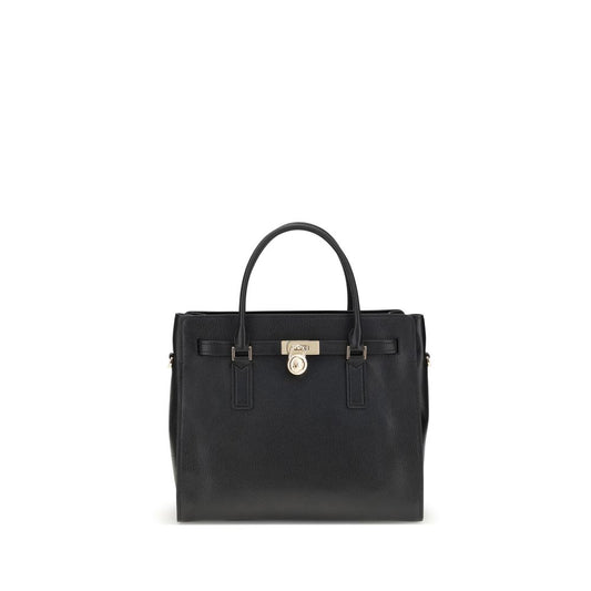 Michael Kors Black Calf Leather Bos Taurus Shoulder Bag