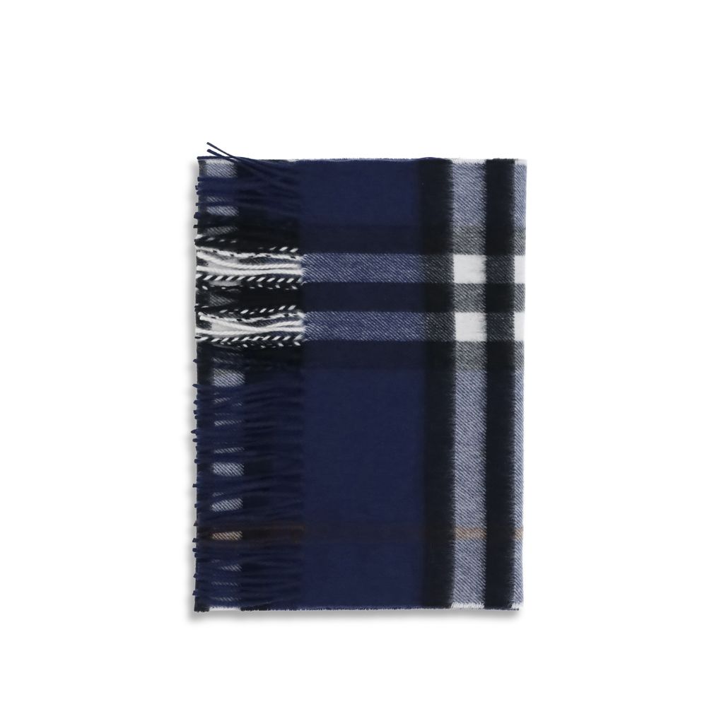 Burberry Blue Cashmere Scarf