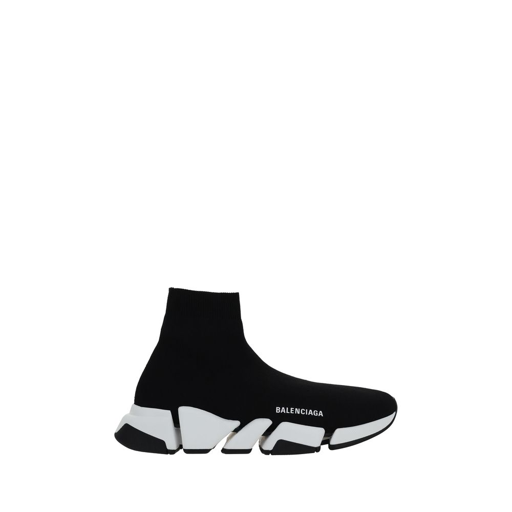 Balenciaga Black Polyester Athletic Sneakers