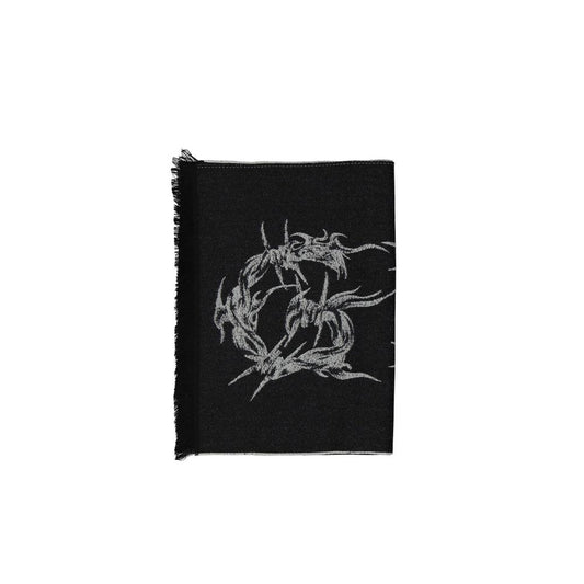 Givenchy Black Virgin Wool Scarf