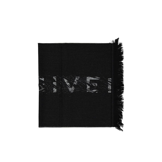 Givenchy Black Virgin Wool Scarf