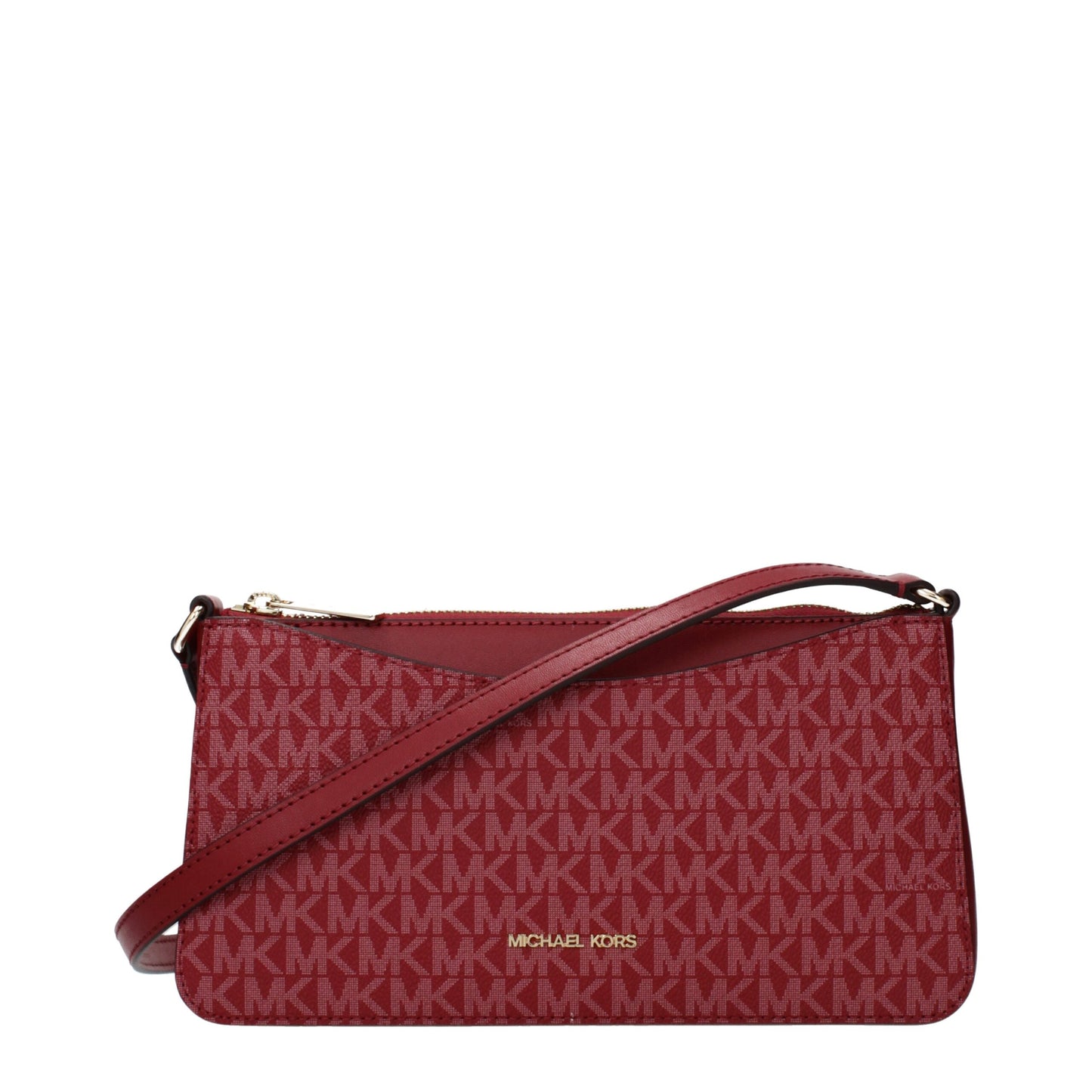 Michael Kors Red Fabric Crossbody Bag