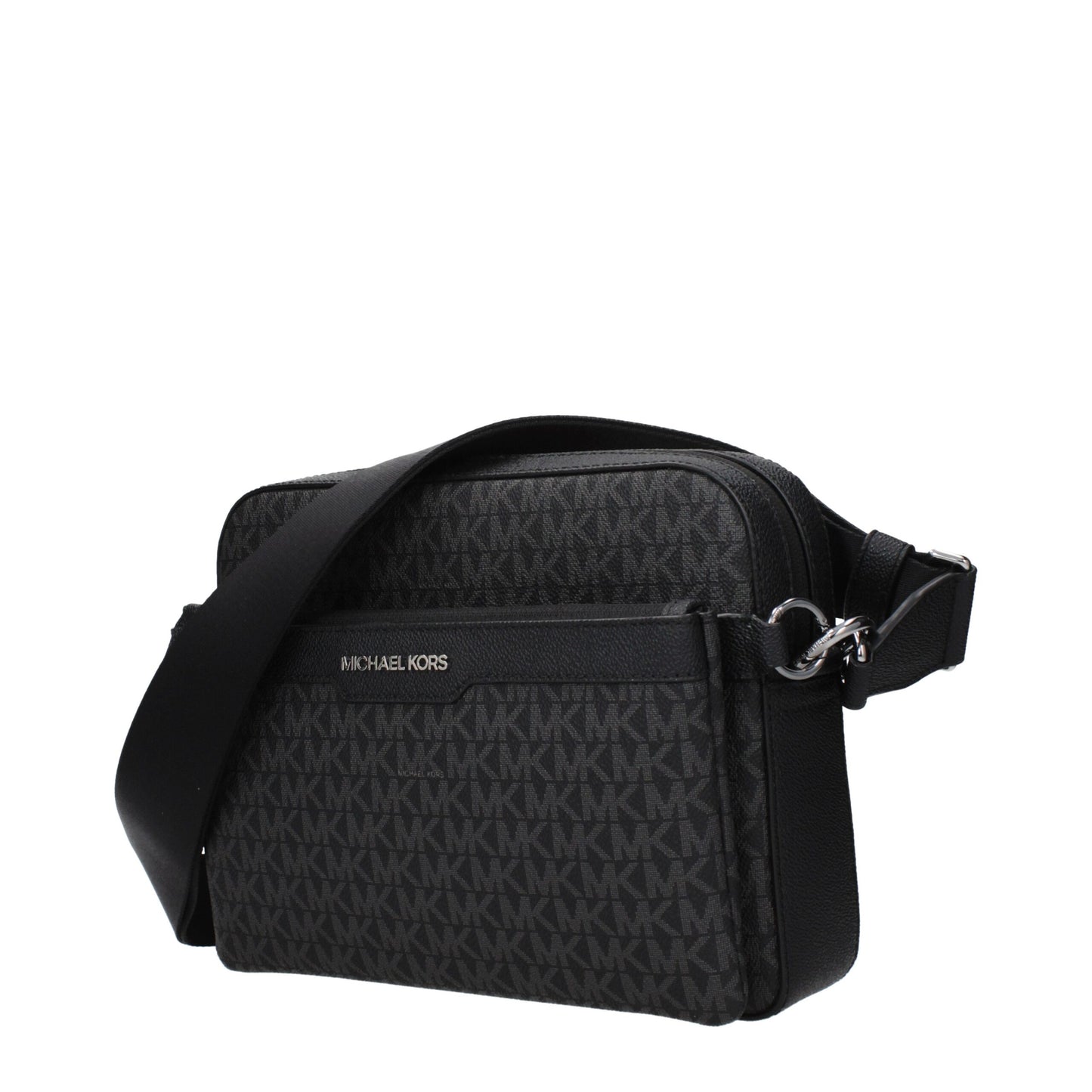 Michael Kors Black Fabric Crossbody Bag