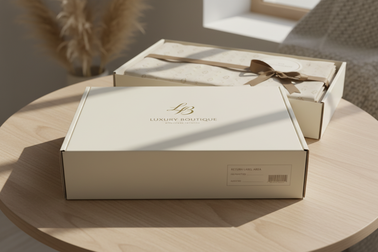 LUXURY boutique returns apckage